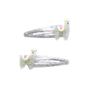 Inca Hair clips - grey