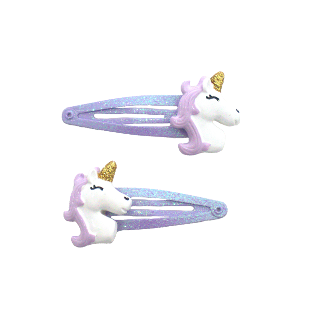 [YB-500-185] Barrettes - Licornes beauties