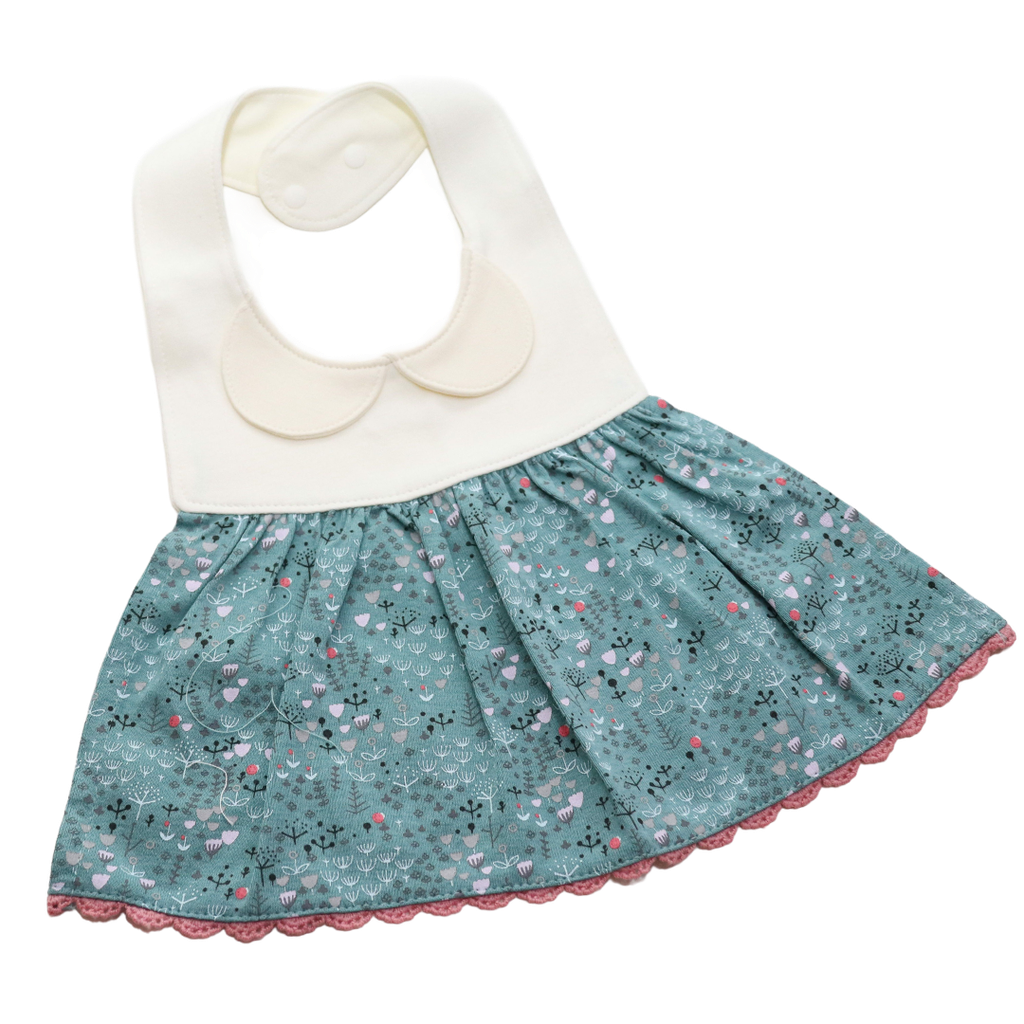 [YB-400-009] Princess Anna Bib - Blue