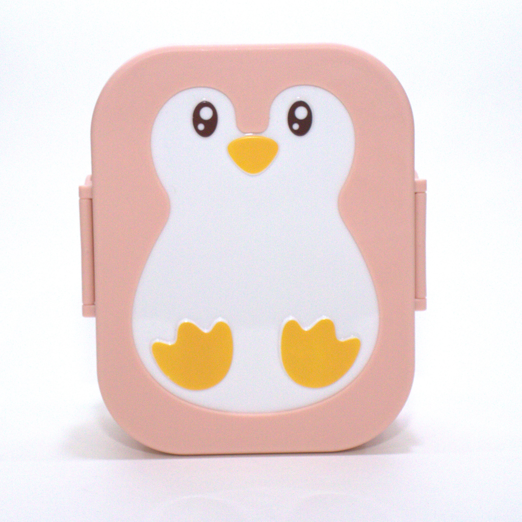 [YB-300-034] Bento Penguin - Coral