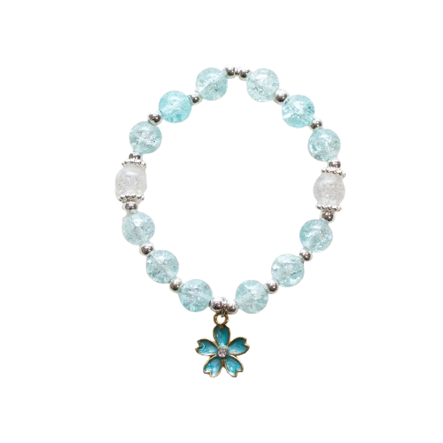 Bracelet - Pivoine bleu