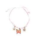Butterfly Cord bracelet - Pink
