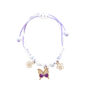 Bracelet cordon Butterfly - violet