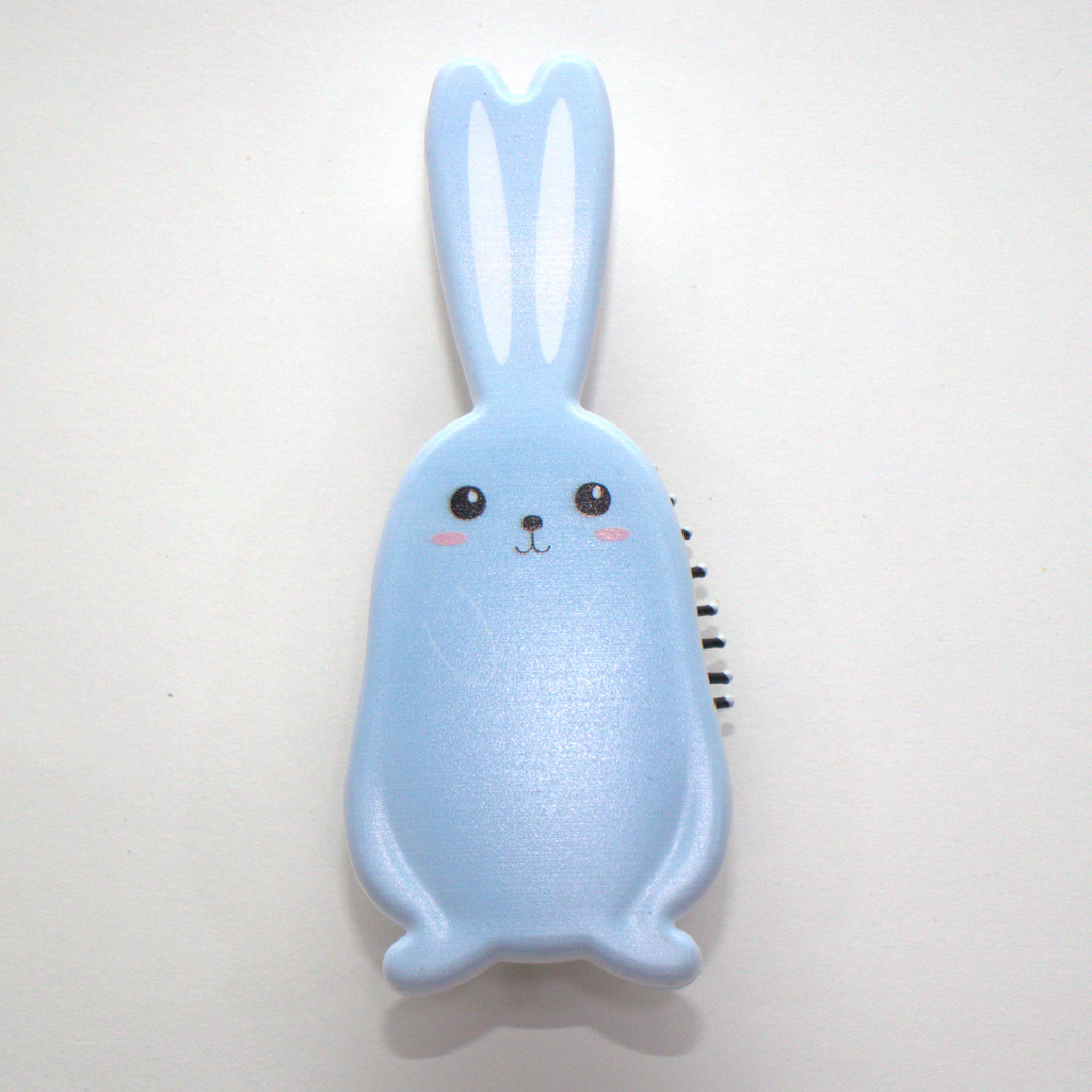 Brosse à cheveux Lapin Bleu