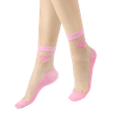 Chaussettes - Amour - Rose