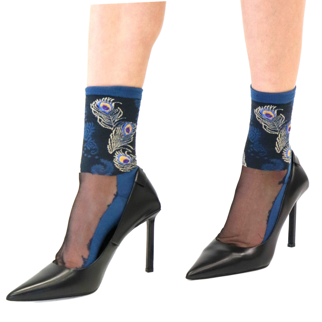 [YB-400-085] Chausettes - Antonia - Bleu