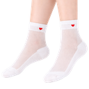 Be my Valentine Socks  - White
