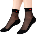 Be my Valentine Socks  - Black