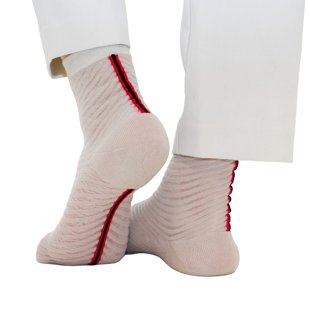 [YB-400-059] Be Trendy  Socks - Beige