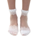 Diva  (High) Socks - White