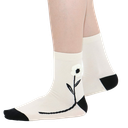 Iris 3D Socks - White