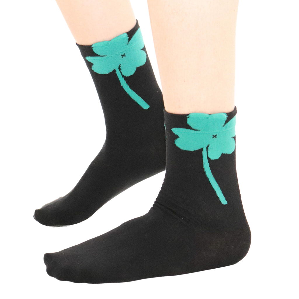 [YB-400-163] Chaussettes - Chance  - Noir