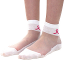 Pink Ribbon Socks