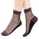 Chaussettes Shine  - Violet