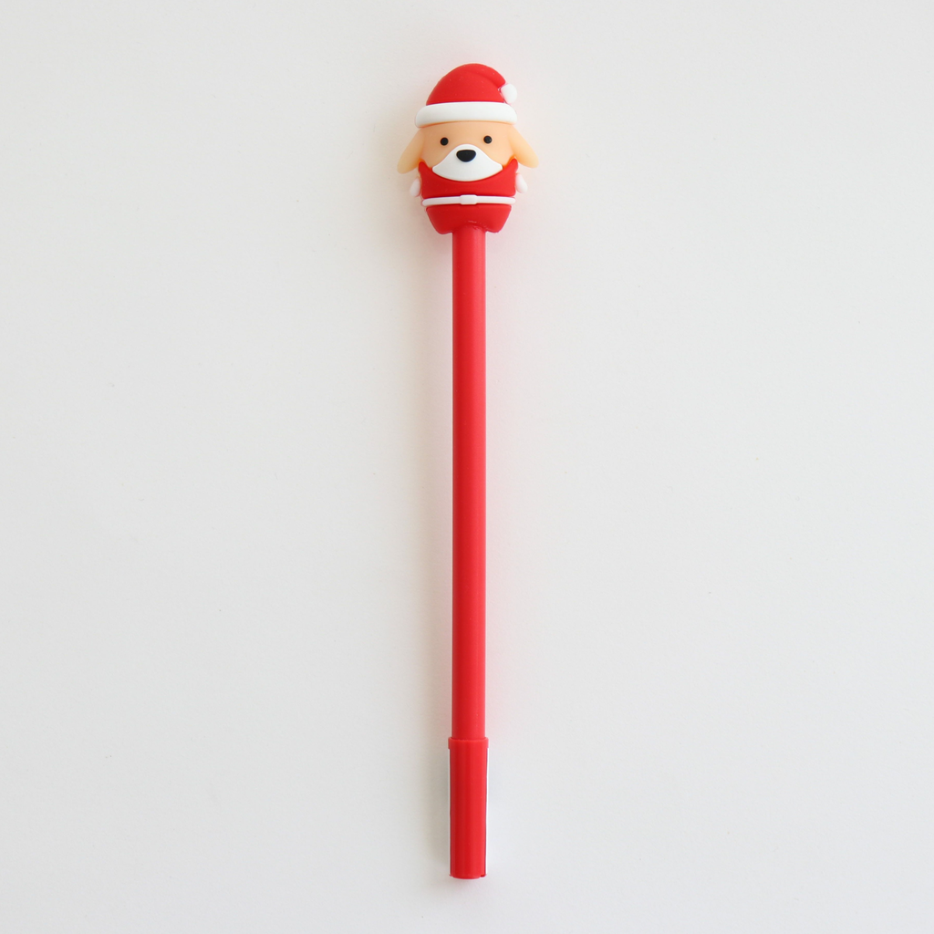[YB-500-208] Stylo Petit chien de Noel - 6 pcs