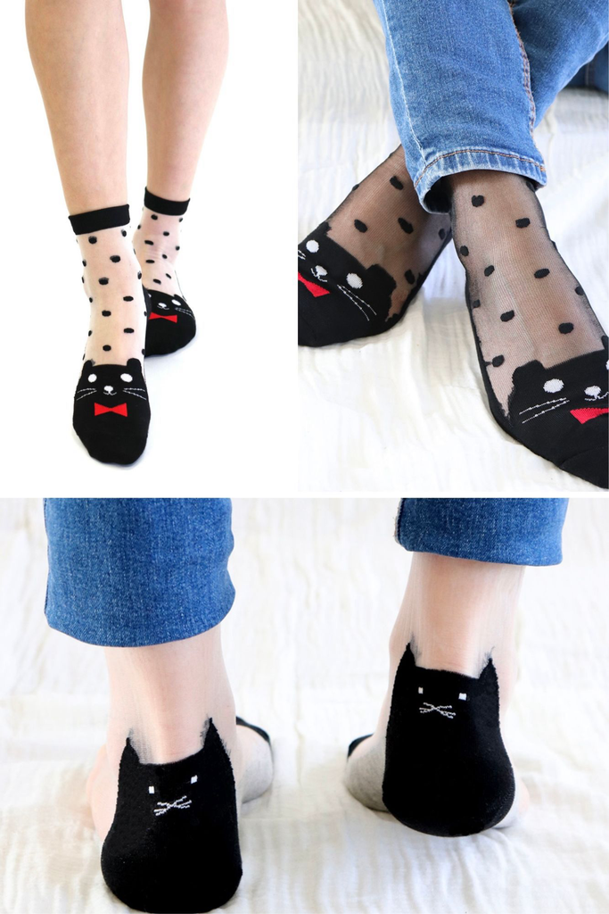 [YB-400-168] Coffret de 3 paires de chaussettes - Cat Lovers