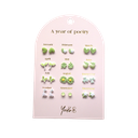 Boucles d'oreilles - Un an de Poésie verte (version anglaise)