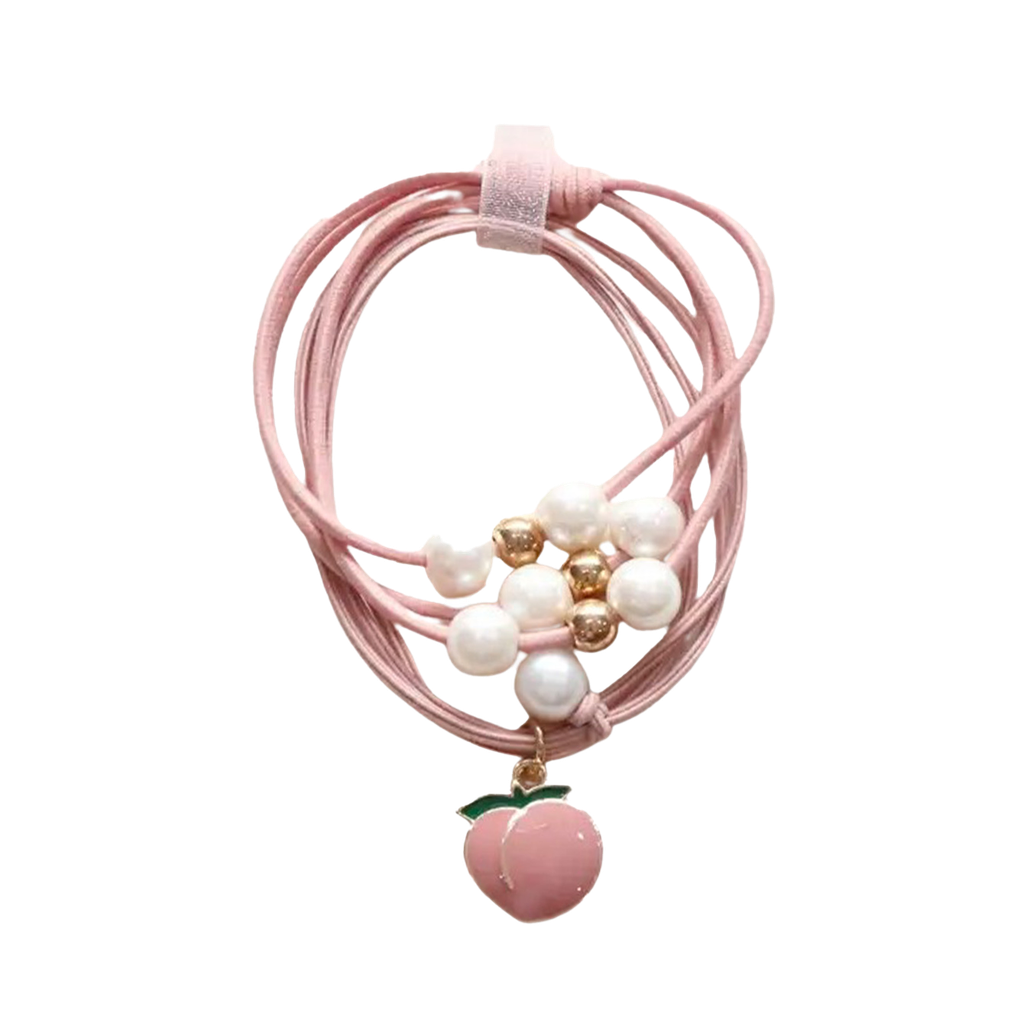 Elastiques/ Bracelets - Peach & Cream