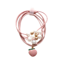 Peach & Cream Hair bands - bracelets