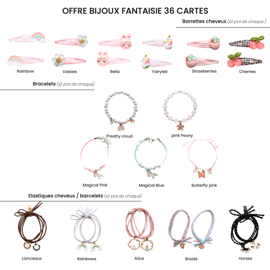 Ensemble de 36 Cuties