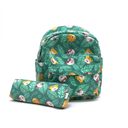 Ensemble sac à dos et trousse - Jungle Carnival - Vert