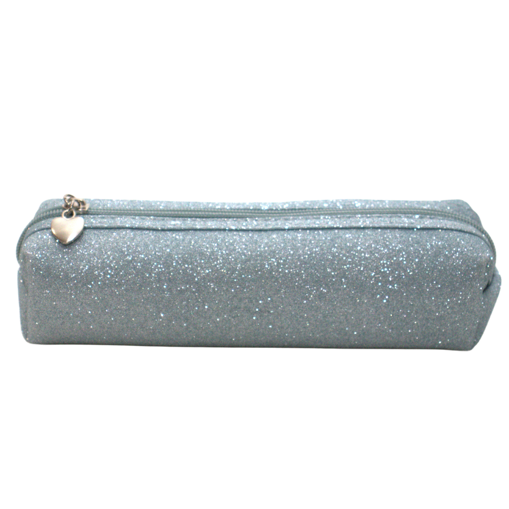 [YB-700-031] Moon Pencil Case - Mint Glitter