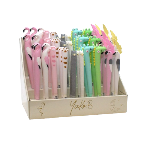Offer with display of 60 funny pens