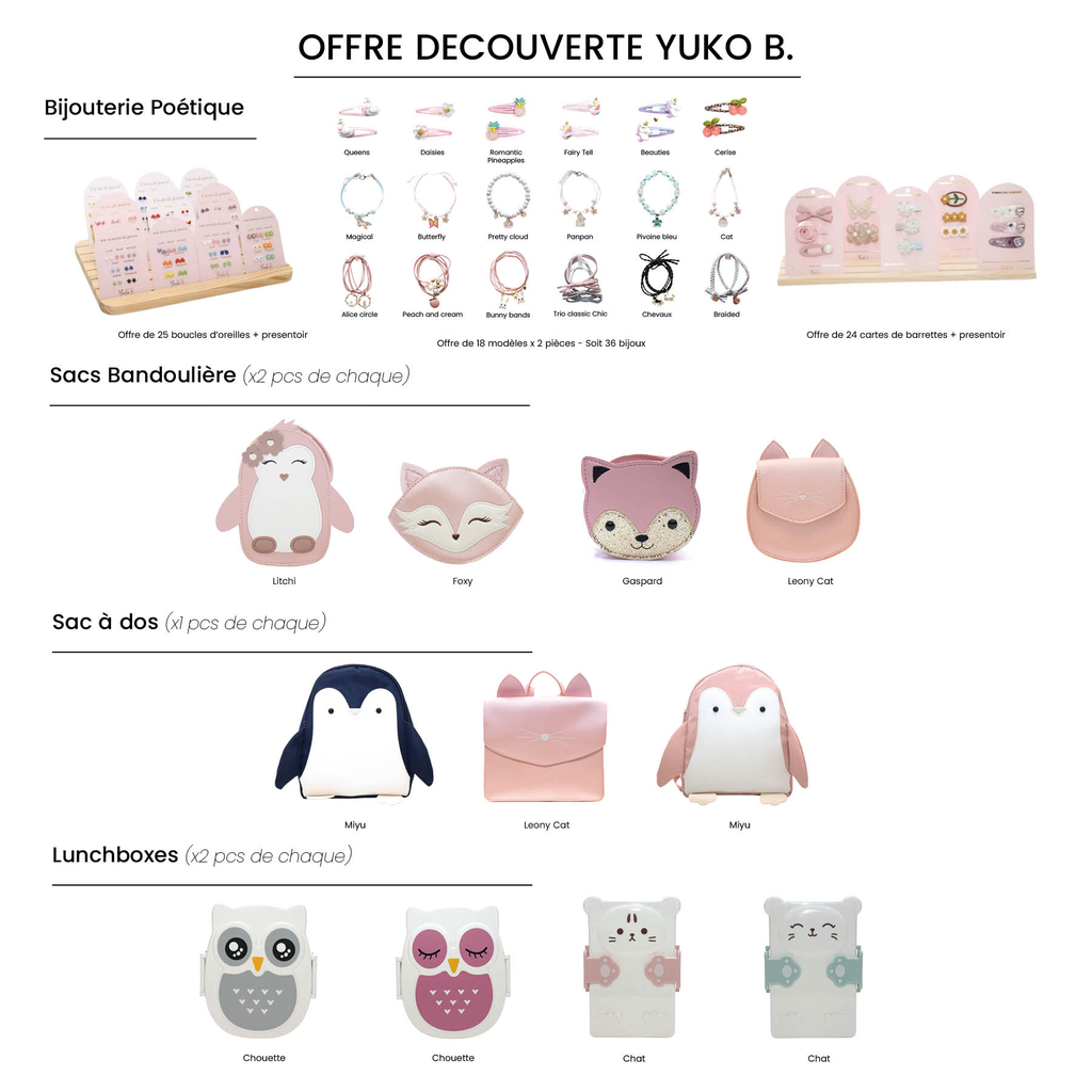 Pack Decouverte Marque Yuko B.