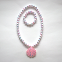 Ensemble collier et bracelet coquillage