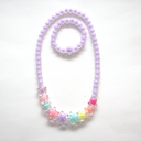 Ensemble collier et bracelet étoile - Parme