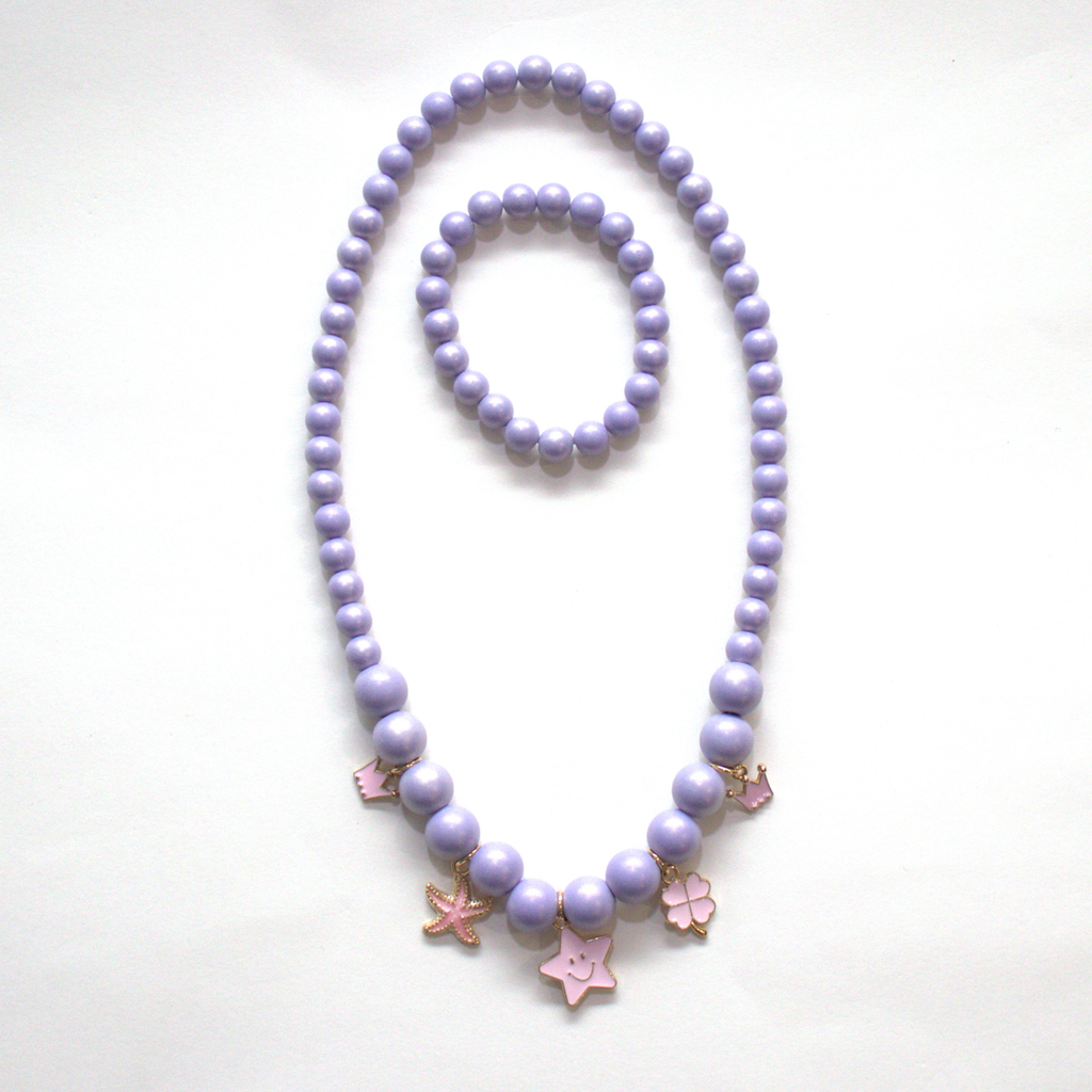 Ensemble collier et bracelet Mila - Parme