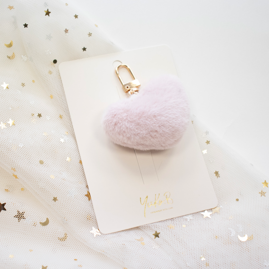 [YB-500-138] Le porte-clés Pompom - rose
