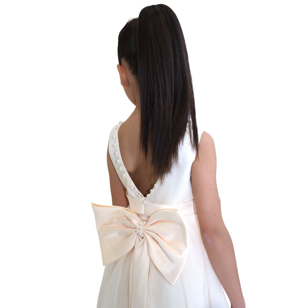 [YB-400-213] Robe CARMELINE - Crème - 130cm