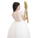 Robe CLARA - Blanc - 120cm