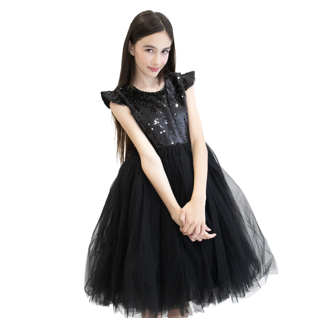 [YB-400-208] Robe FIONA - Noir - 150cm