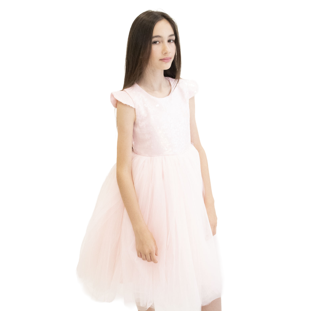 [YB-400-203] FIONA Dress - Pink - 120cm