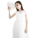 Robe JEANNE - Blanc - 120cm