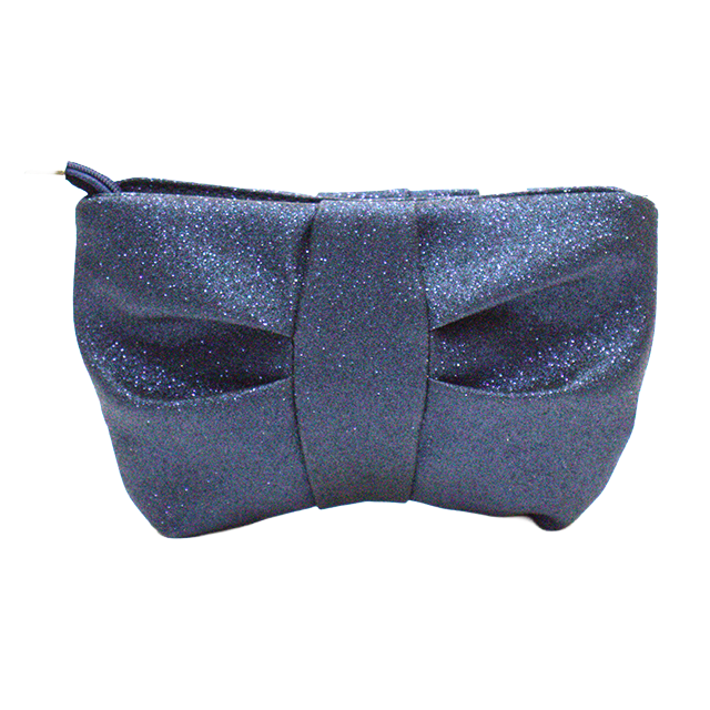 Moon shoulder bag - navy glitter