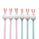 Bunny Love Pens - 3 Pink and 3 Blue