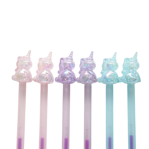 [YB-500-307] Celestia Pens - 2 pink + 2 blue + 2 purple
