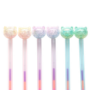 Stylos Magic Cat - 2 roses + 2 menthe + 2 violets